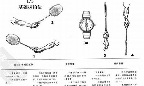 羽毛球入门基本动作握拍_羽毛球入门基本动作握拍图片